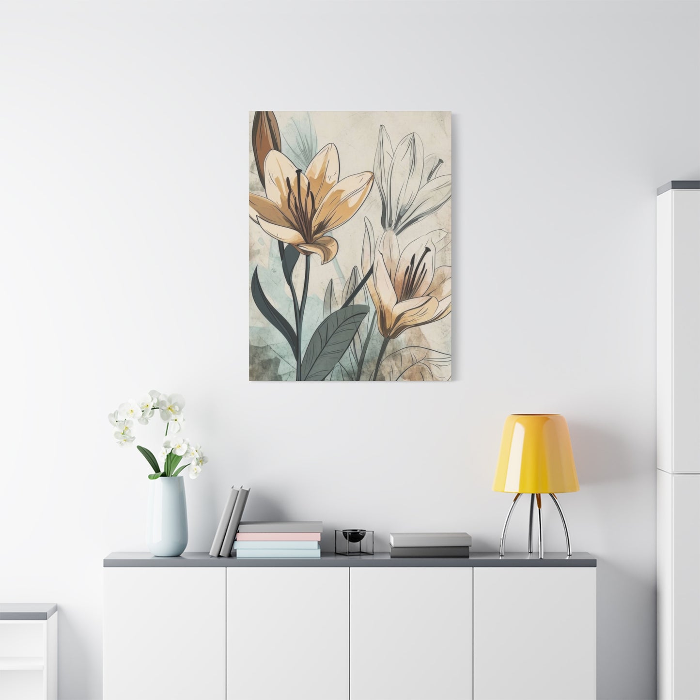 Flowers Earth Tones Wall Art & Canvas Prints