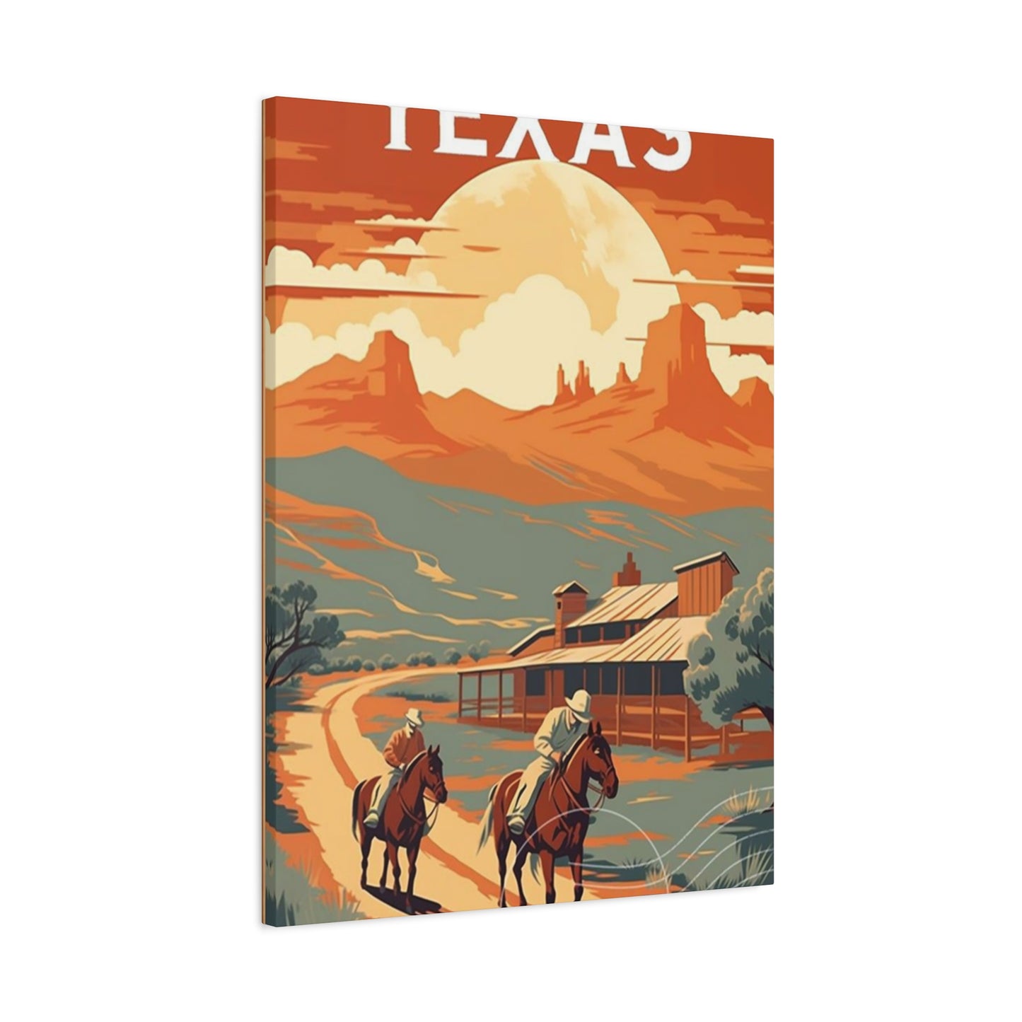 Sunset In Texas Poster Wall Art & Canvas Prints