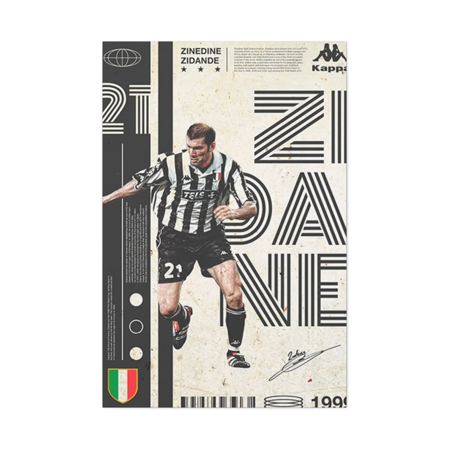 Zinedine Zidande Wall Art & Canvas Prints