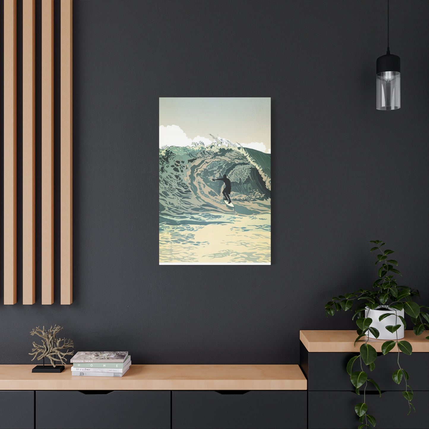 Wave Surfing Wall Art & Canvas Prints