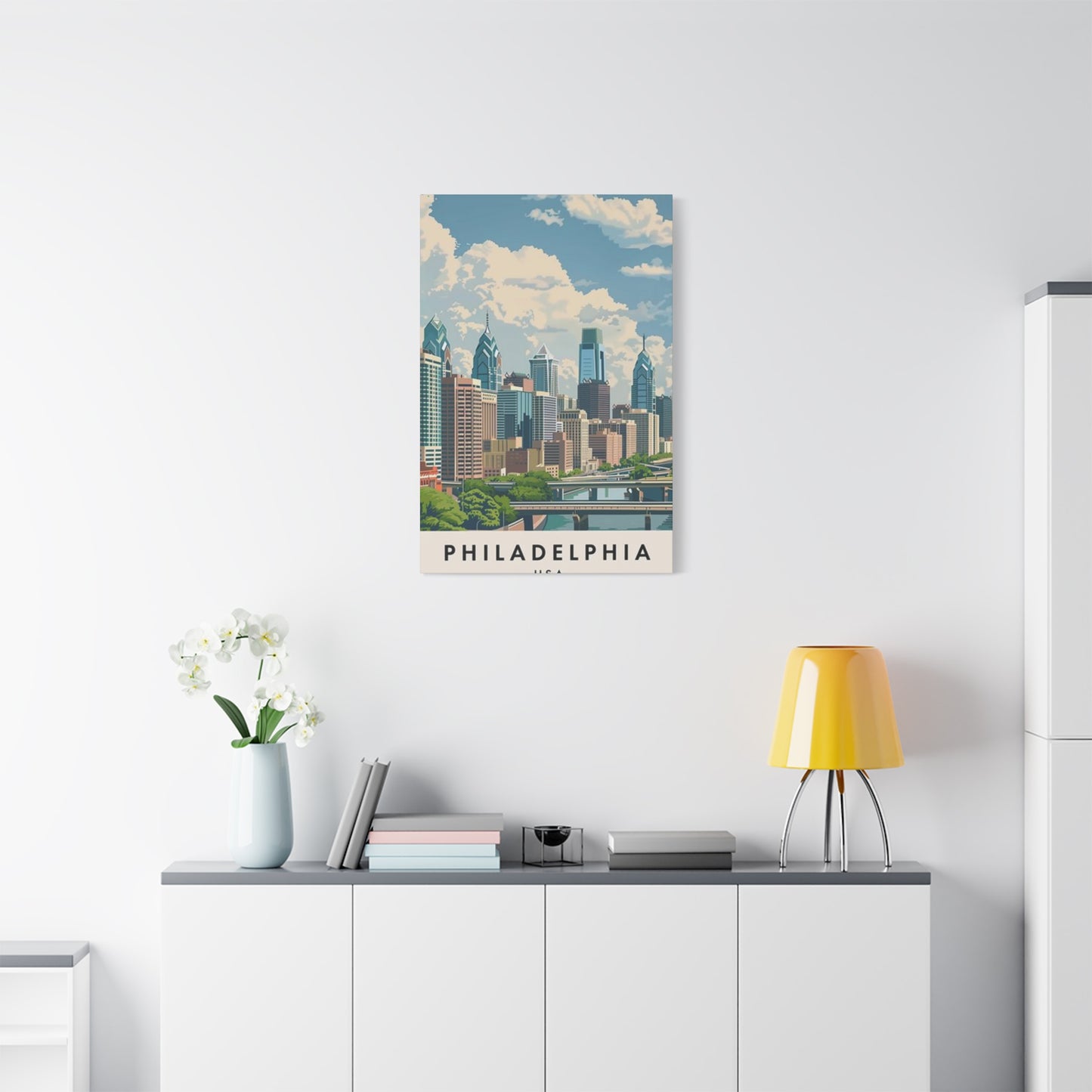 Bright Sunny Day In Philadelphia Wall Art & Canvas Prints