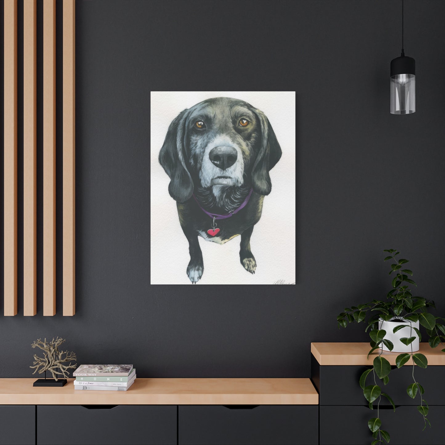 Grace Pop Black Dog Wall Art & Canvas Prints