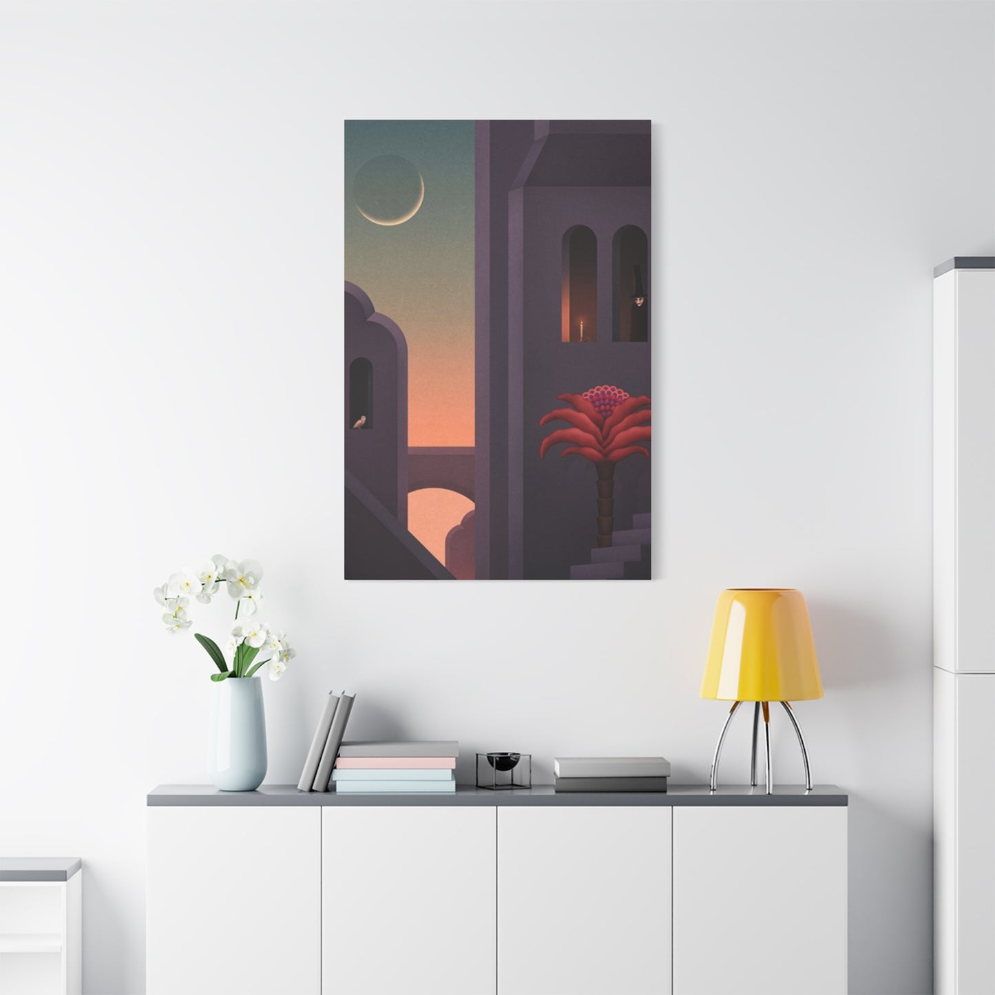 Resort In Dawn Wall Art & Canvas Prints