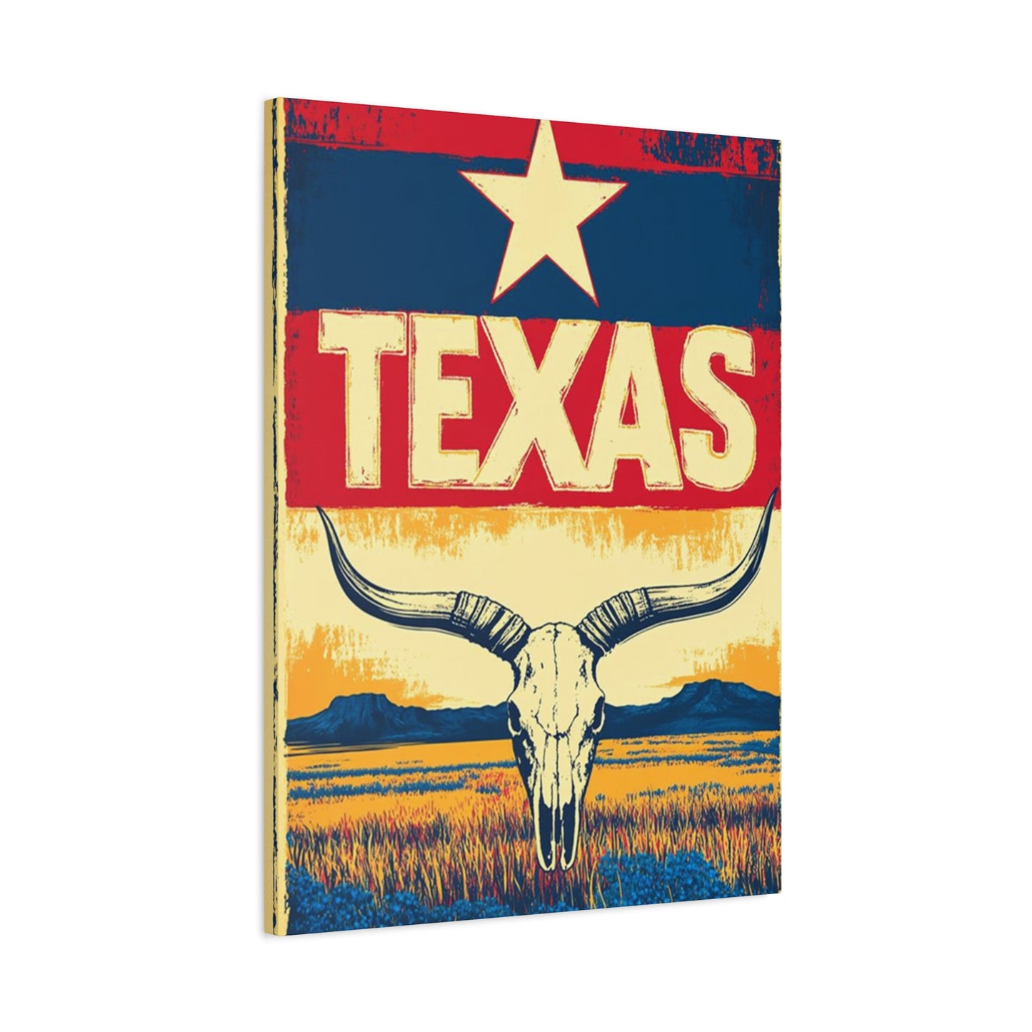 Landscape Of The Texas State Poster Wall Art & Canvas Prints