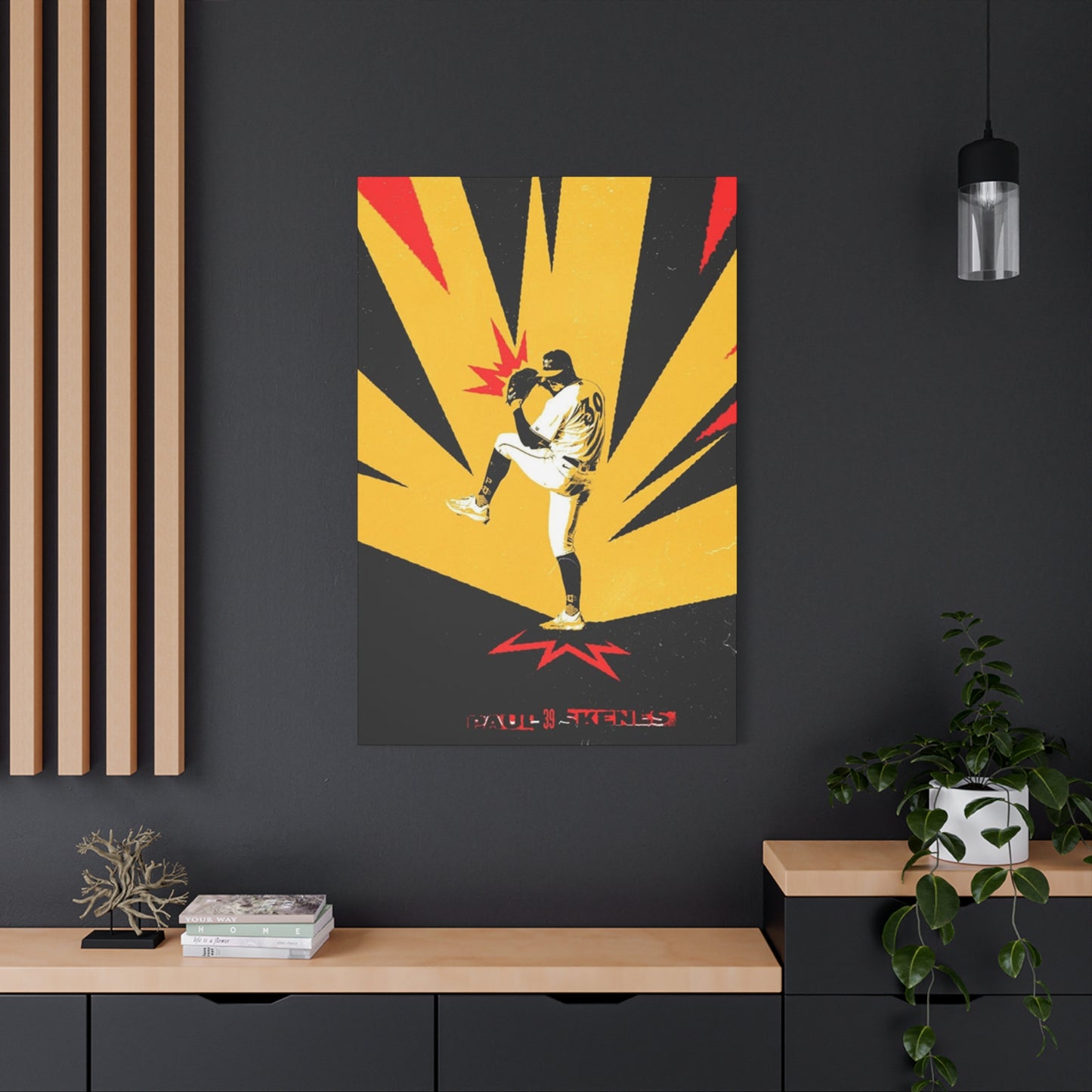 Baseball Game Play Poster Wall Art & Canvas Prints