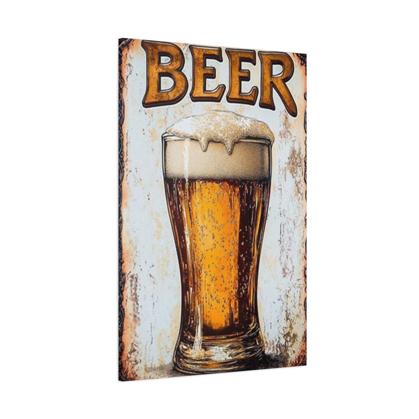 Beer Abstract Painting Wall Art & Canvas Prints