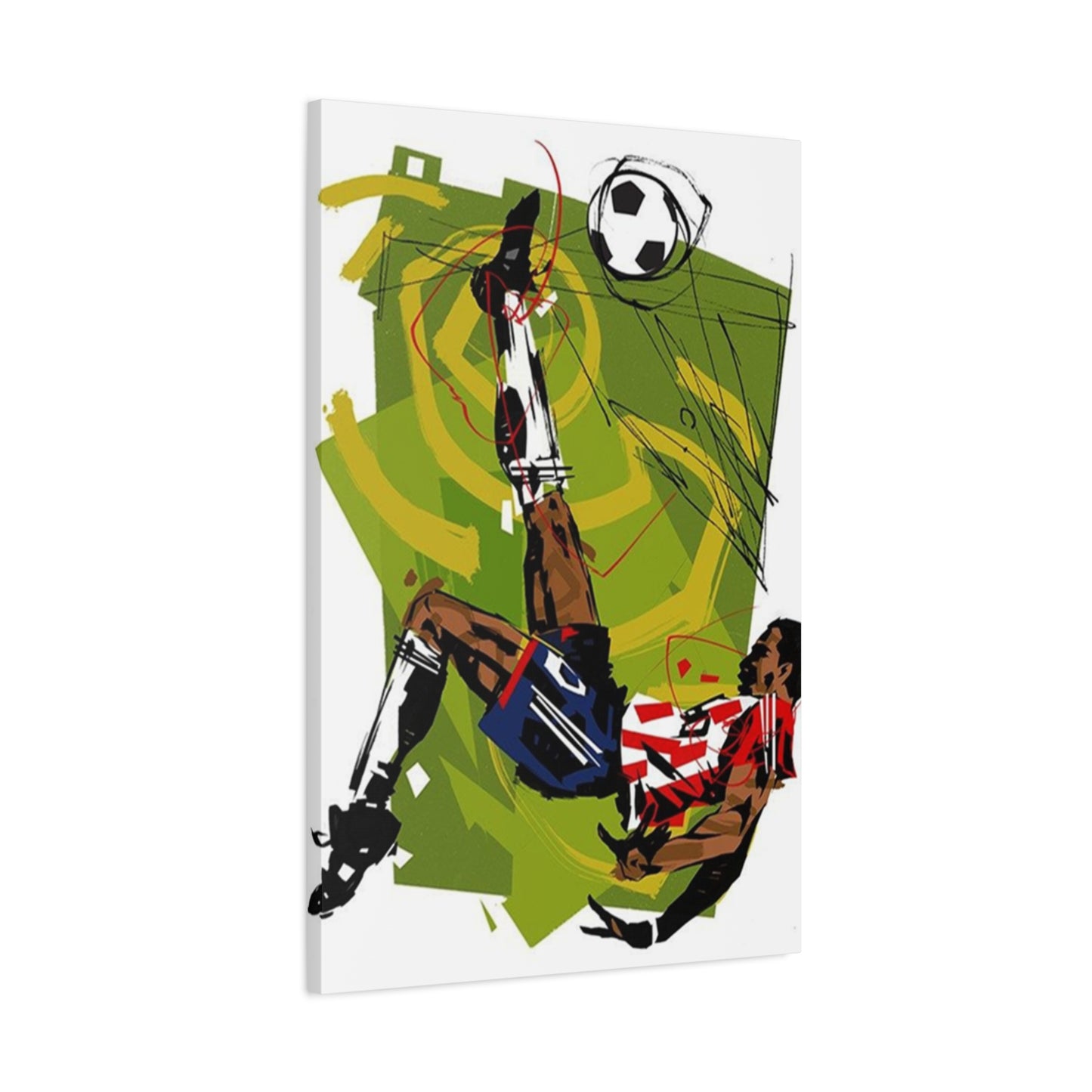 Football Reverse Kick Wall Art & Canvas Prints