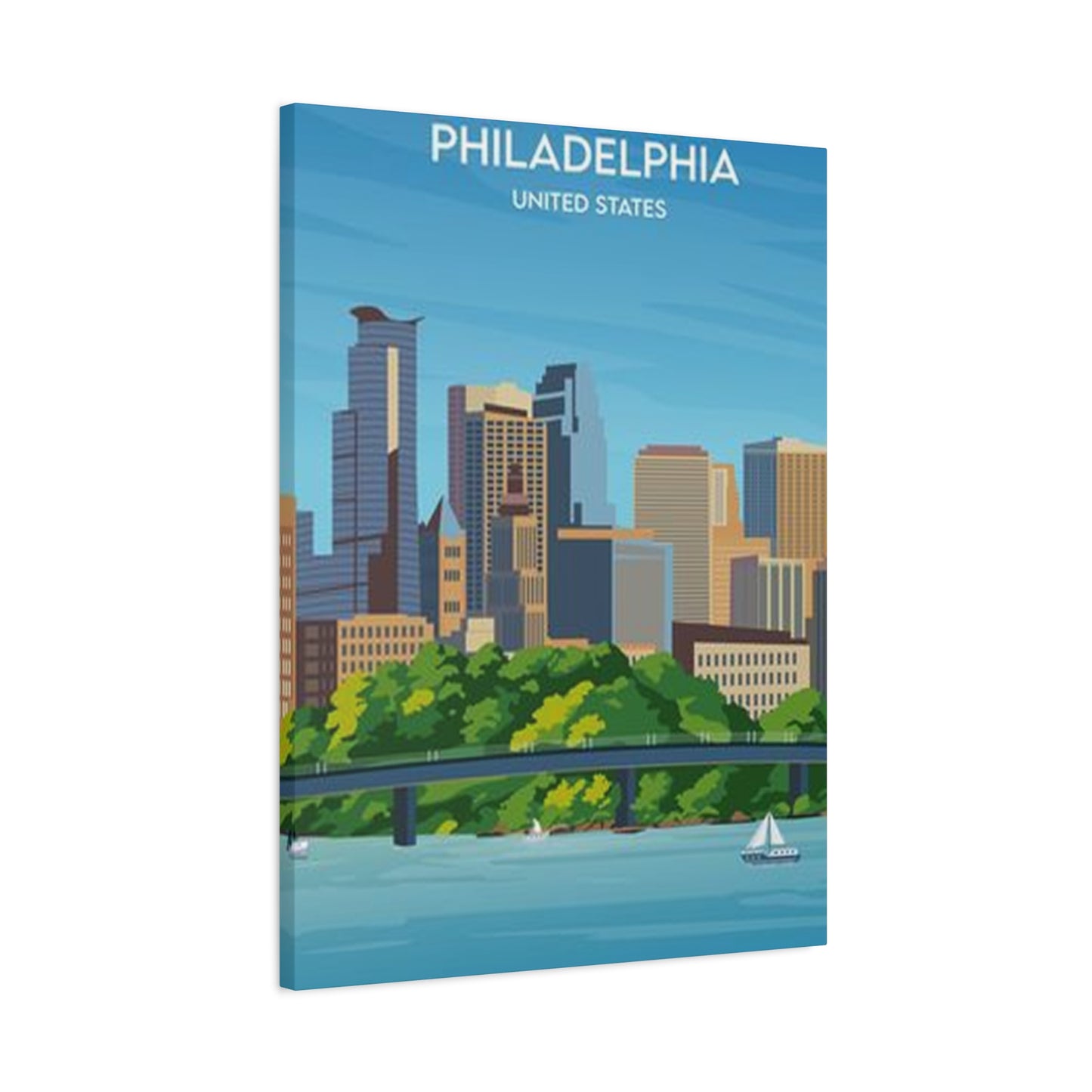 Philadelphia United States Poster Wall Art & Canvas Prints