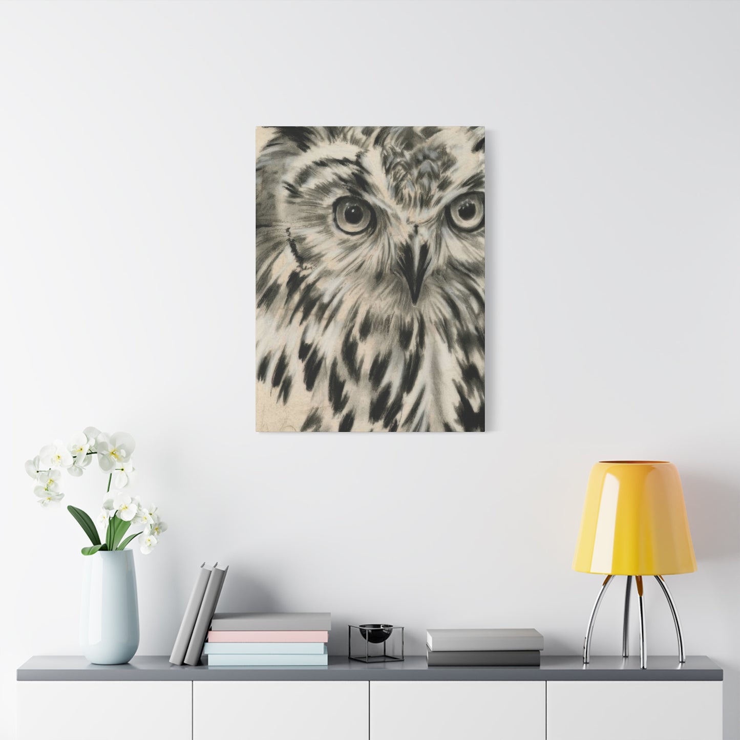 Jennifer Paxton Parker Charcoal Owl Wall Art & Canvas Prints