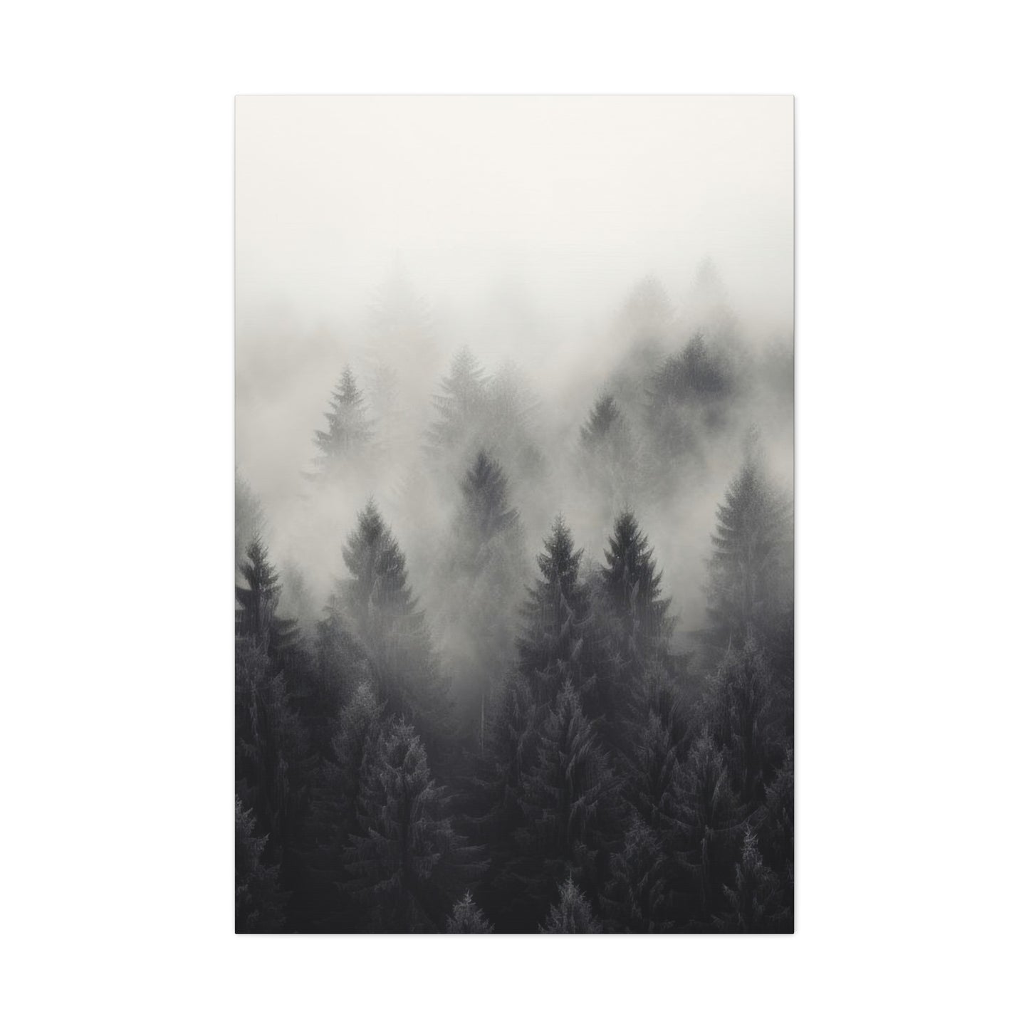 Forest Fog Grey Wall Art & Canvas Prints
