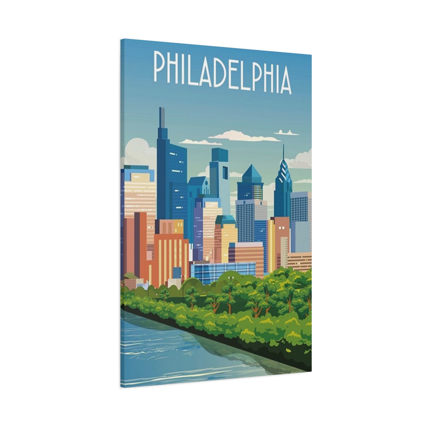 Cityscape Of Philadelphia Wall Art & Canvas Prints