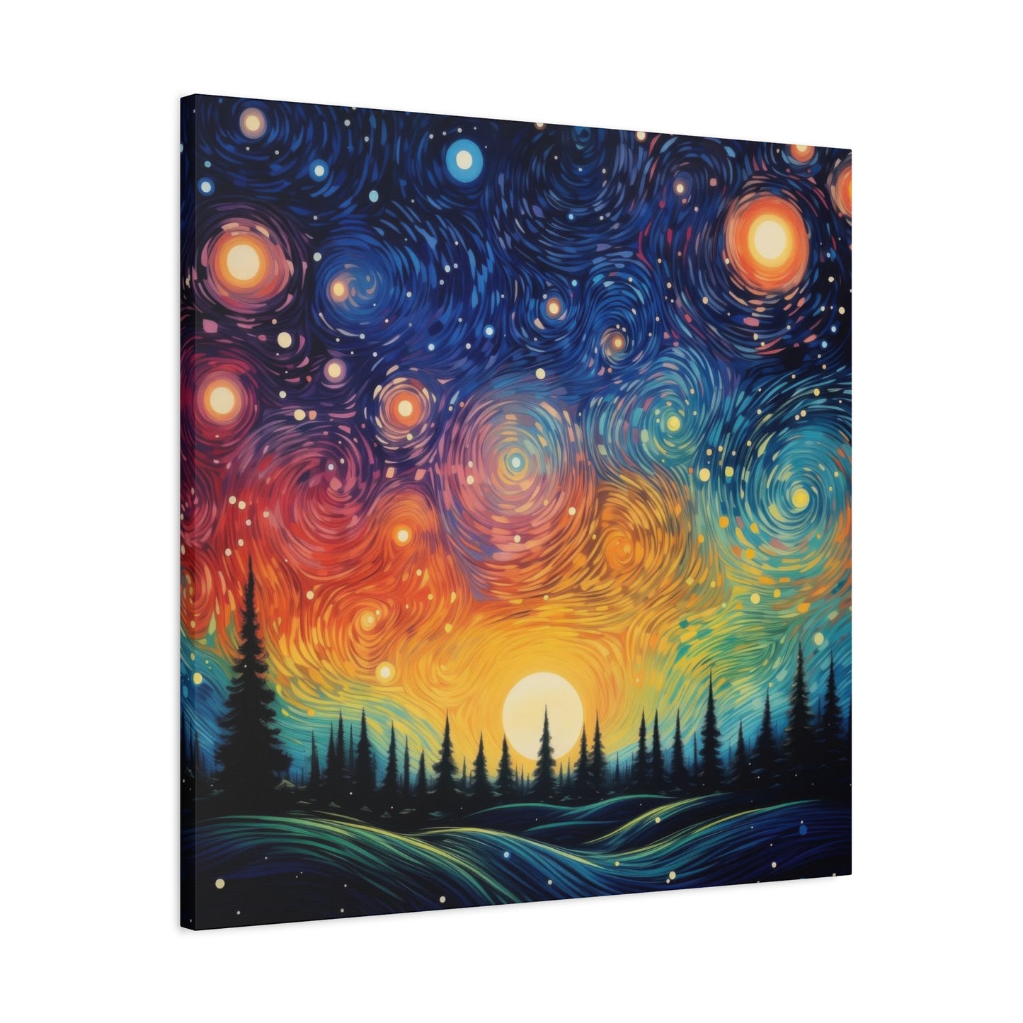 Twirly Sky Fresh Wall Art & Canvas Prints