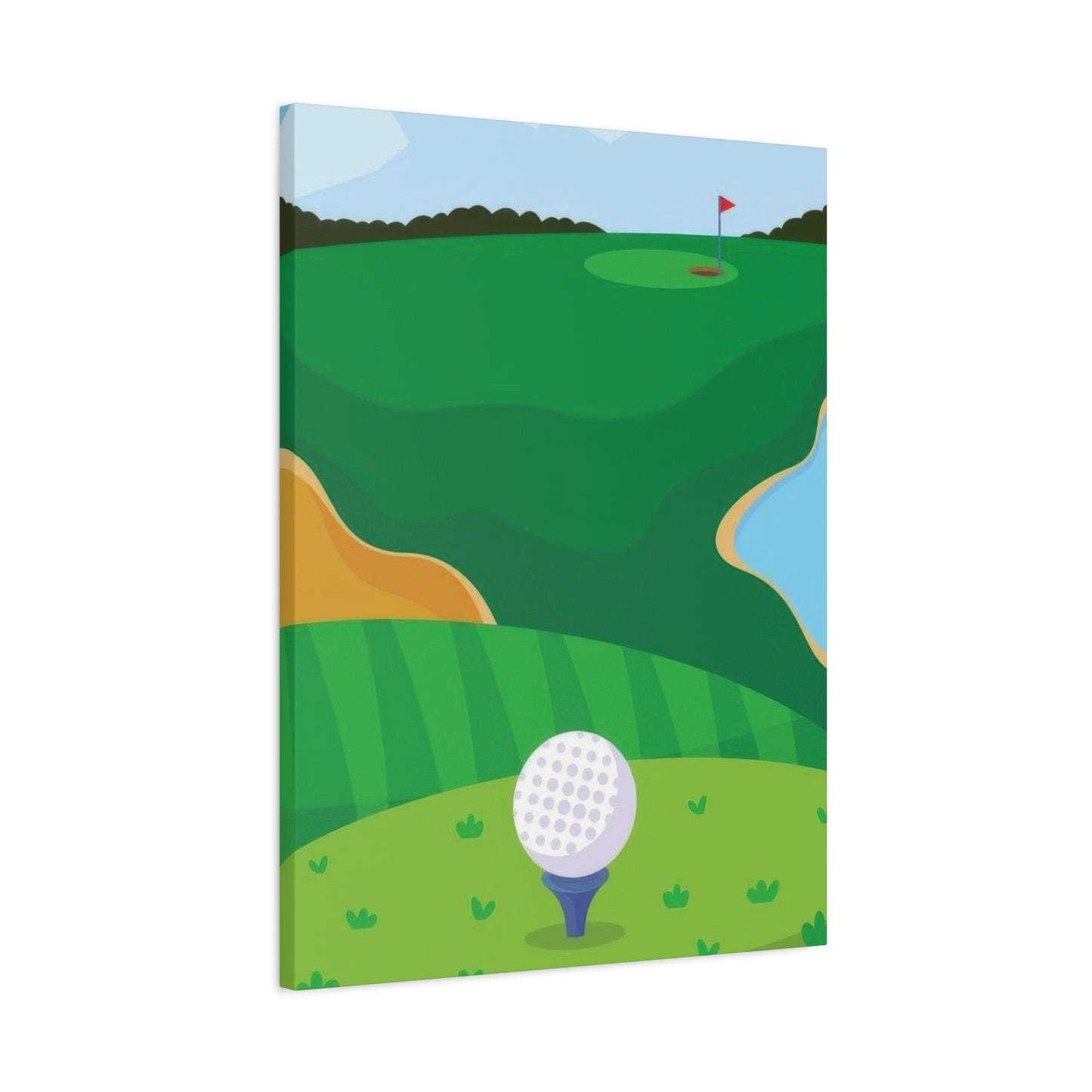 Golf Course Ball Wall Art & Canvas Prints