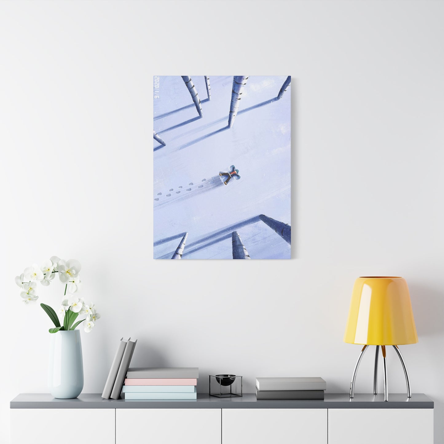 Relaxing After Skiing Wall Art & Canvas Prints