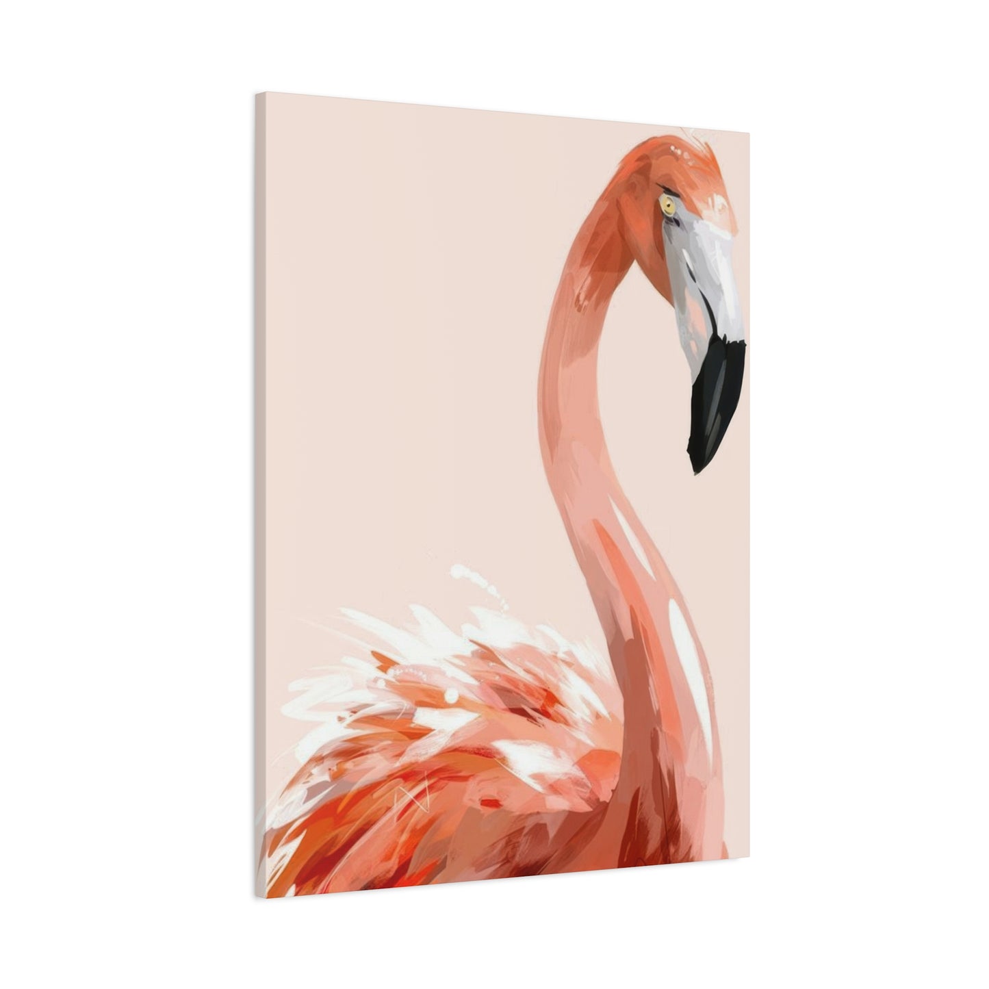 Flamingo Light Portrait Wall Art & Canvas Prints