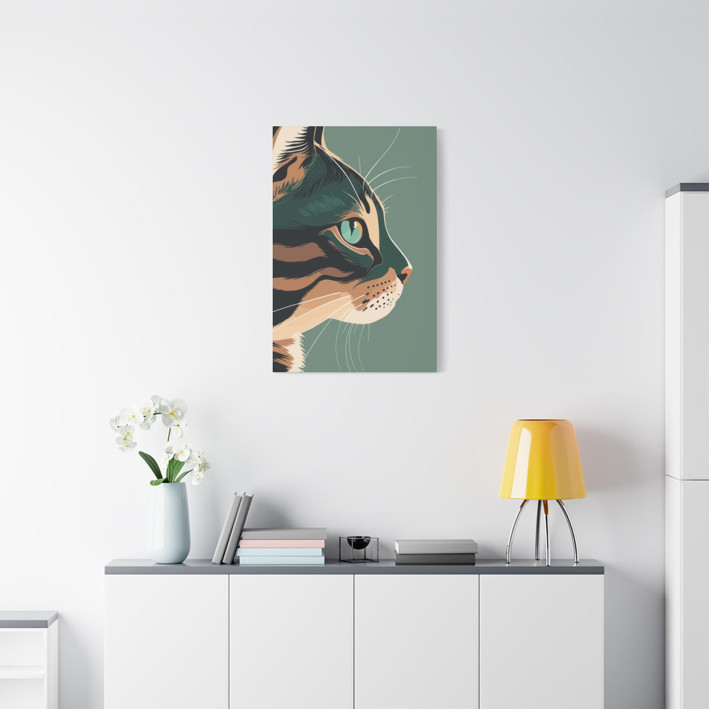 Cat Face Closeup Deco Wall Art & Canvas Prints