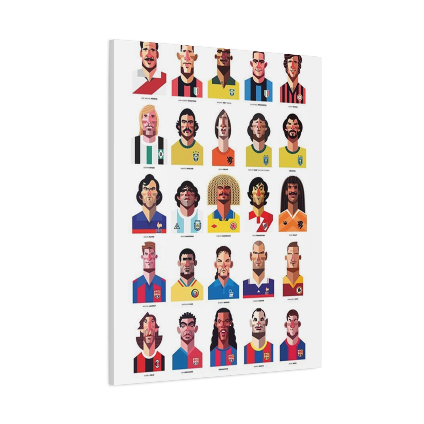 Animated Faces Of Football Wall Art & Canvas Prints