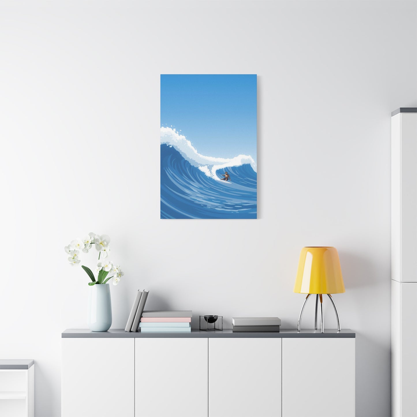 Large Abstract Surfing Wave Wall Art & Canvas Prints