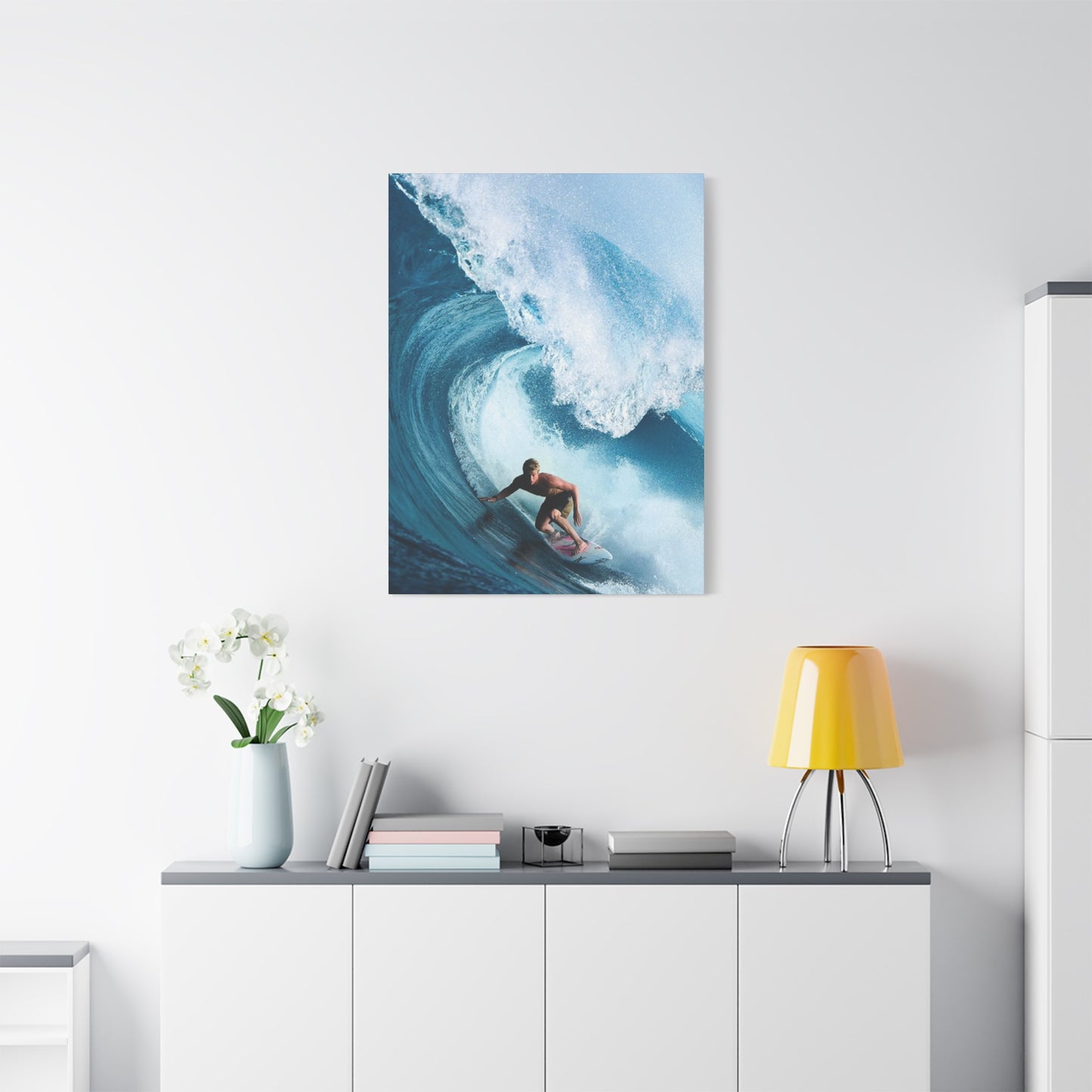 Large Surfing Wave Wall Art & Canvas Prints