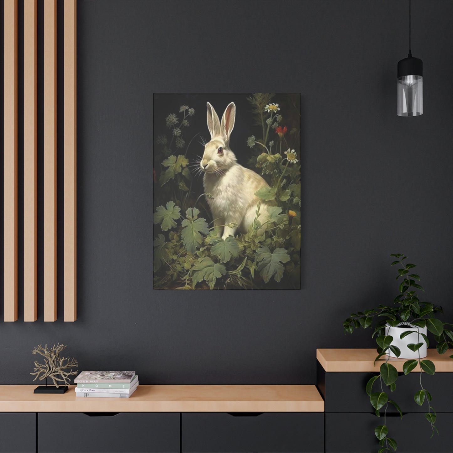 White Rabbit Wall Art & Canvas Prints