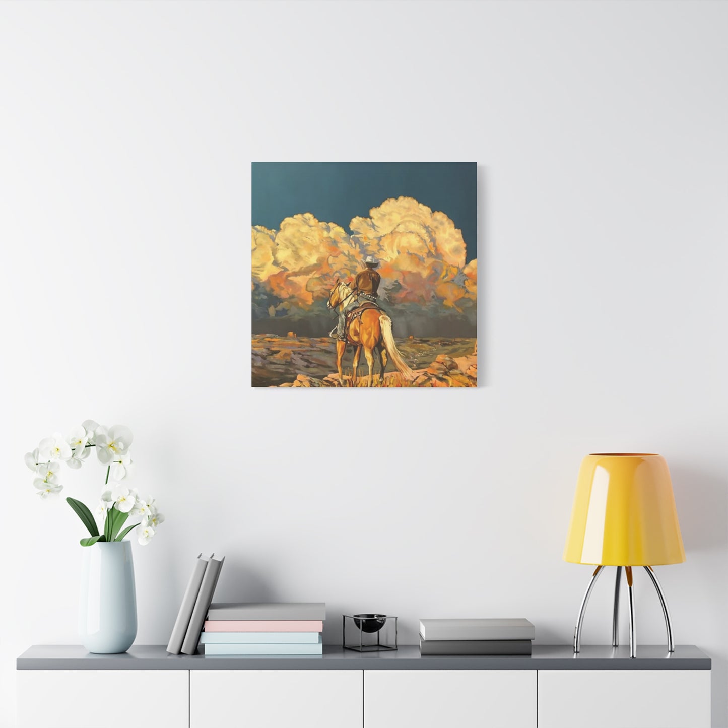 Cowboy In Southwest Wall Art & Canvas Prints