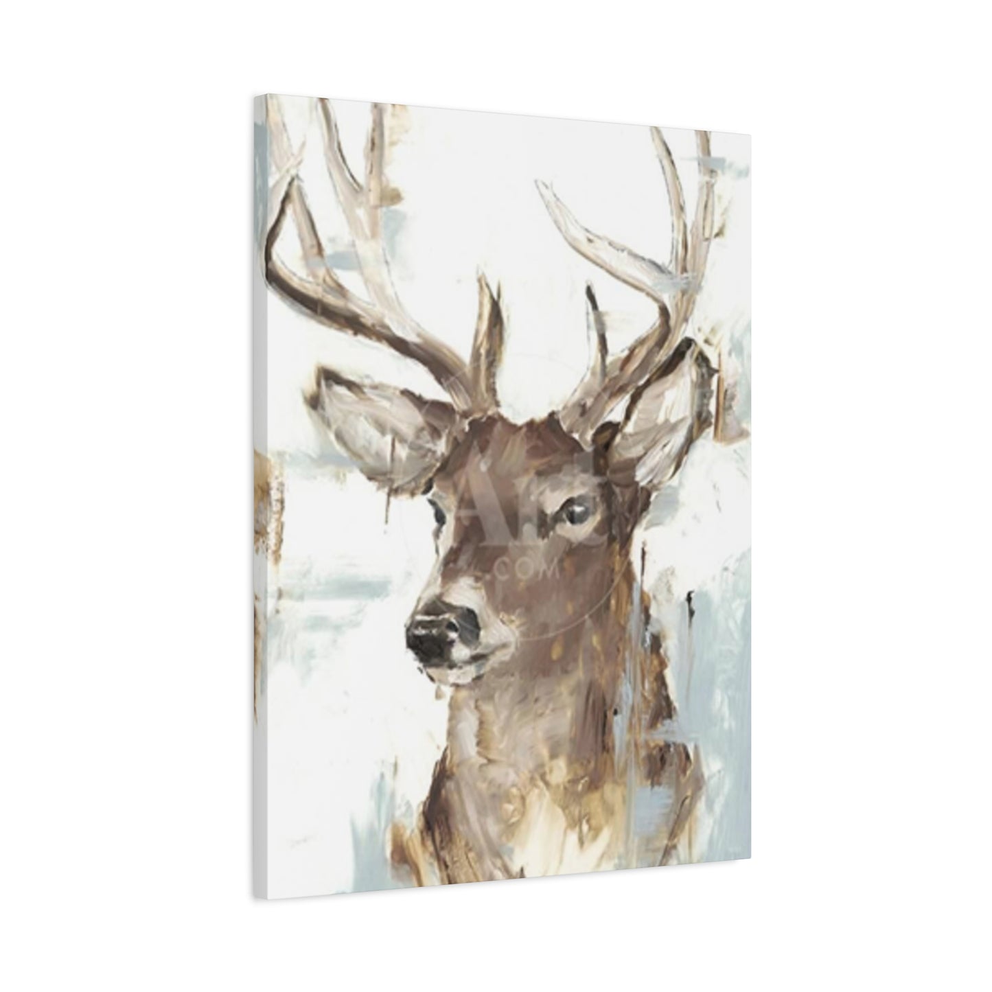 Reindeer Painting Wall Art & Canvas Prints