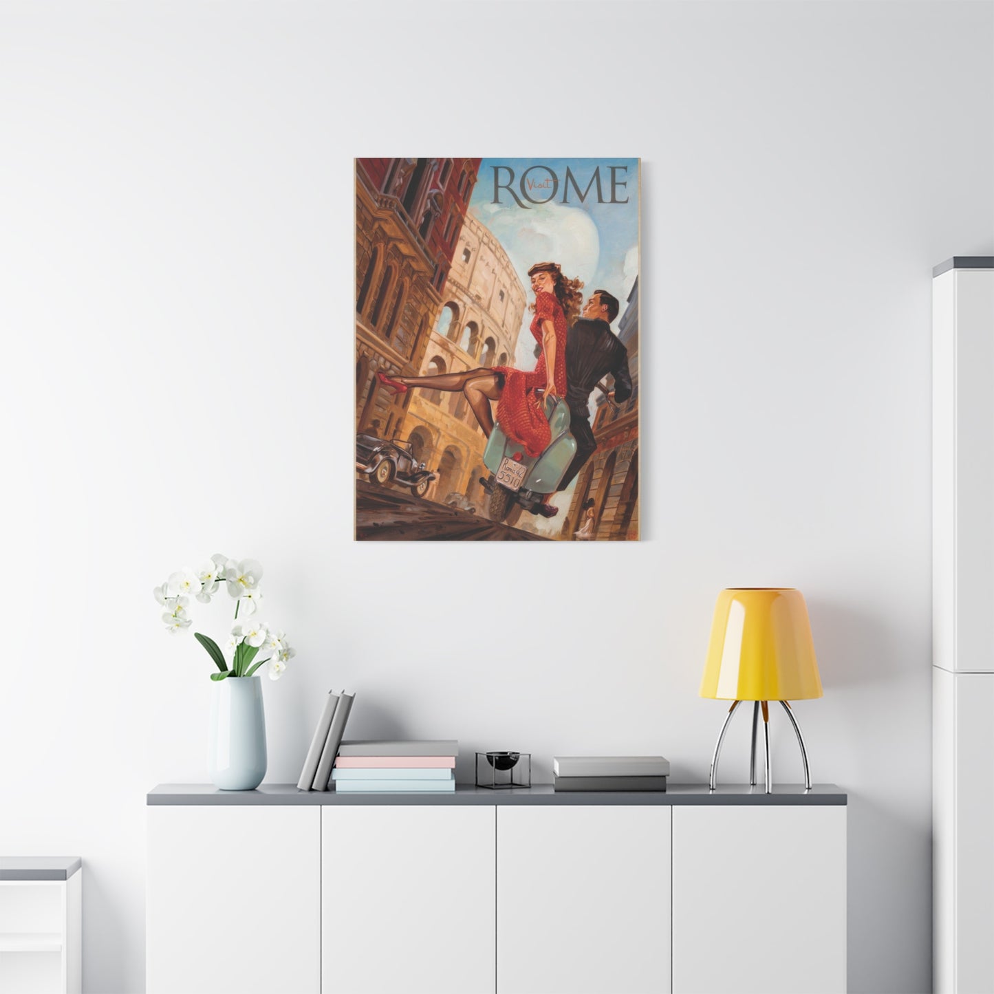 Visit Rome Travel Italy Wall Art & Canvas Prints