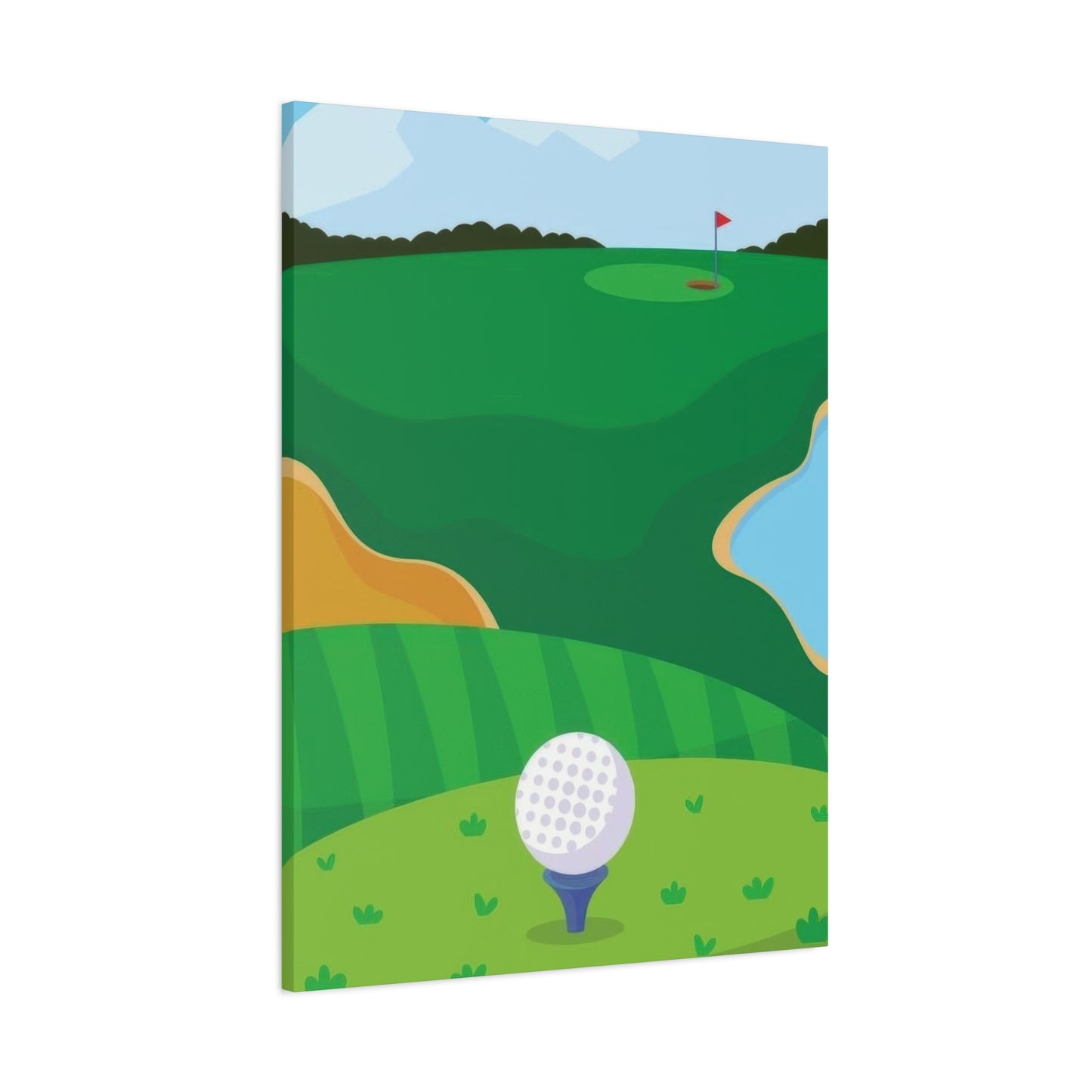Golf Course Ball Wall Art & Canvas Prints