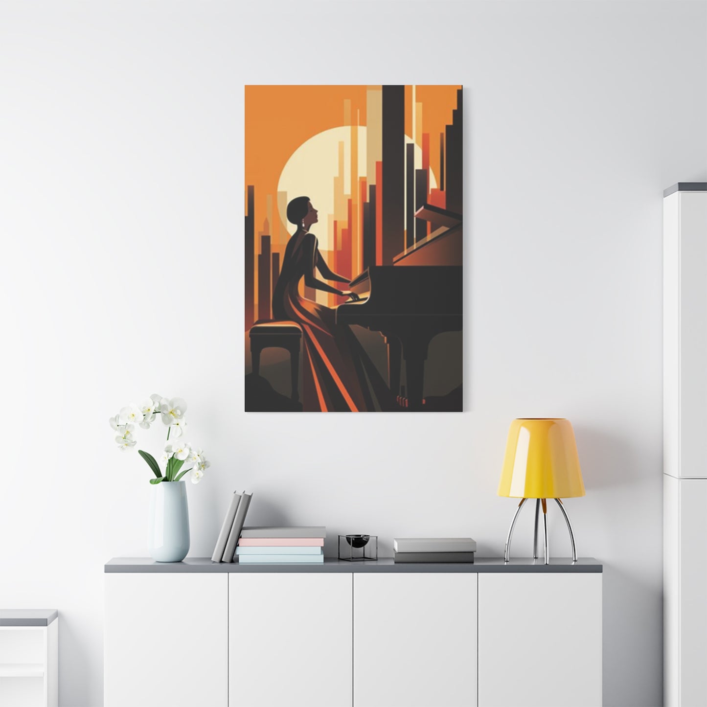 Women Playing Piano Wall Art & Canvas Prints