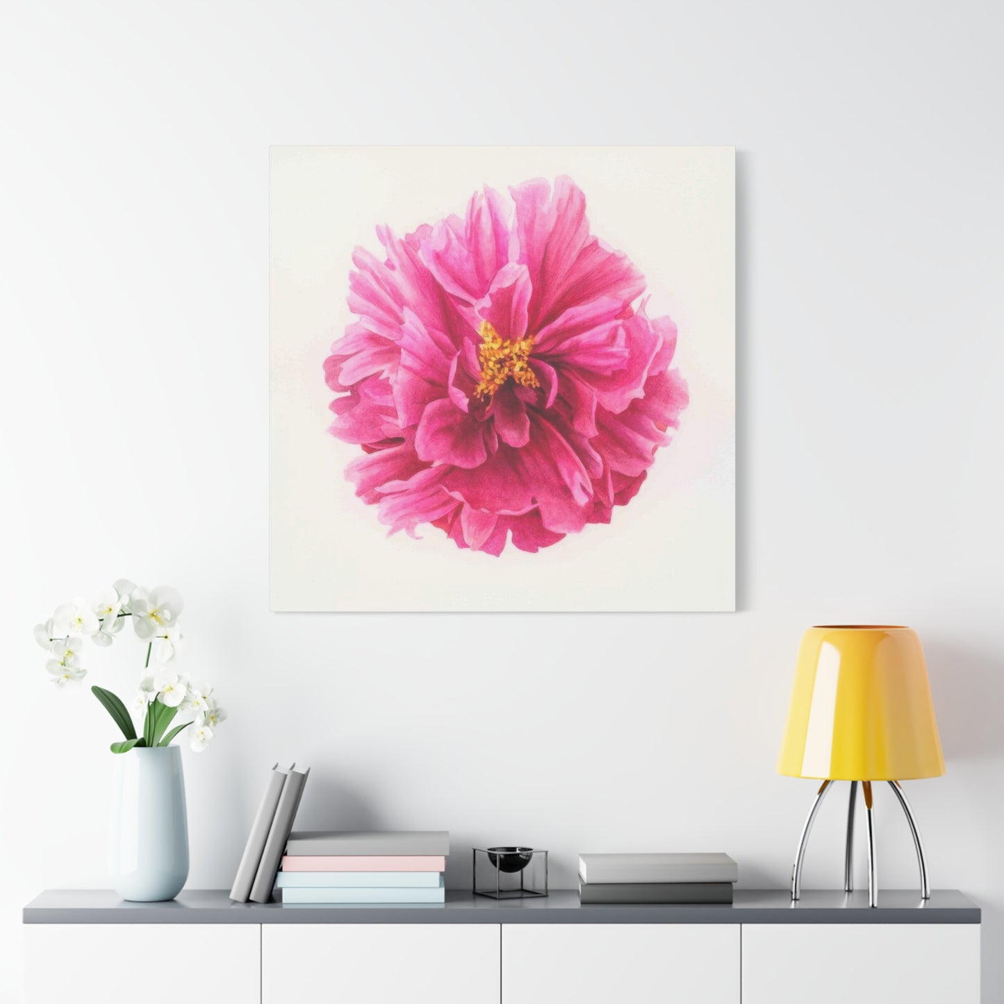 Grace Popp Pink Flower Head Wall Art & Canvas Prints