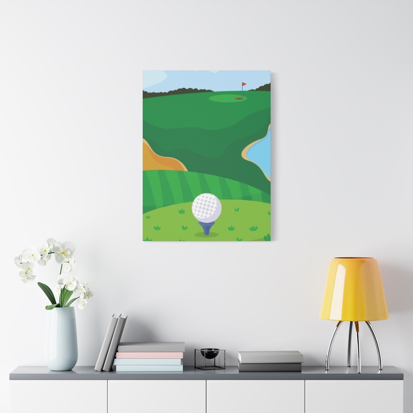 Golf Course Ball Wall Art & Canvas Prints