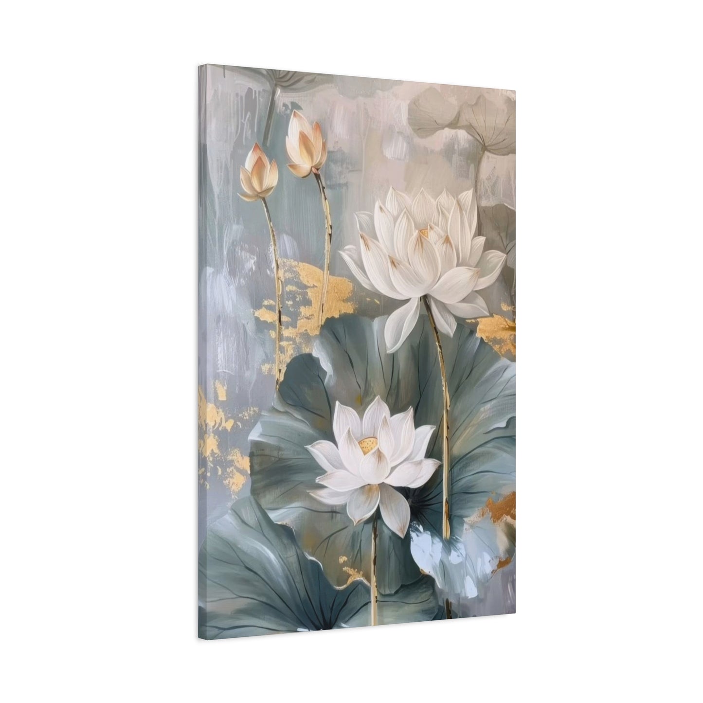 White Flower Earthy Opulence Wall Art & Canvas Prints