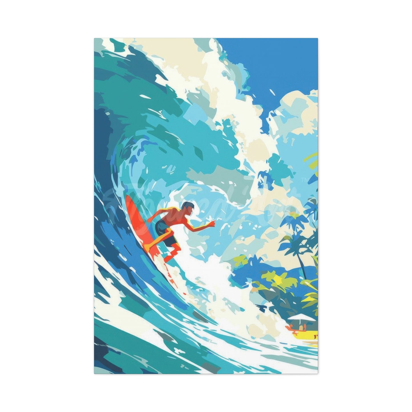 Hawaii Surfing Wall Art & Canvas Prints