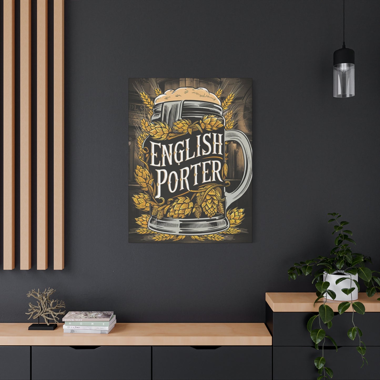 English Porter Whiskey Wall Art & Canvas Prints