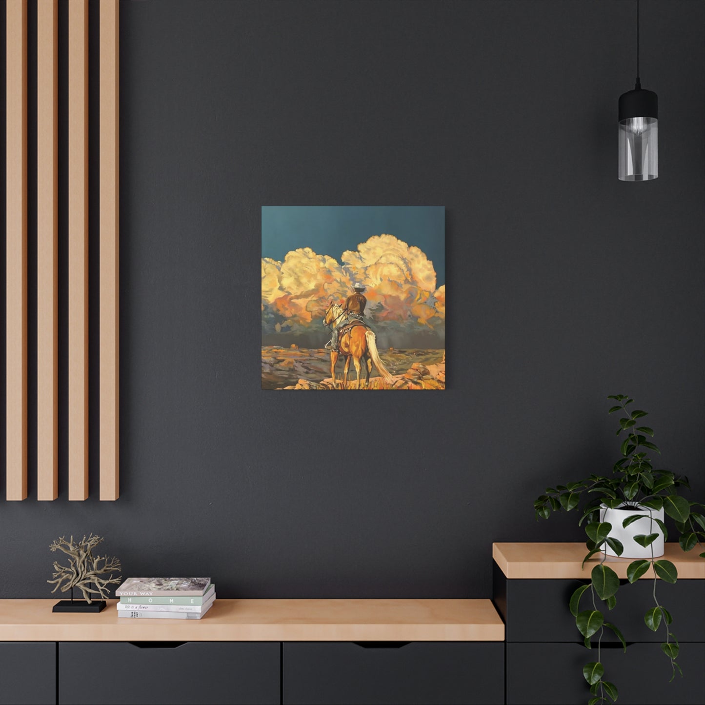 Cowboy In Southwest Wall Art & Canvas Prints