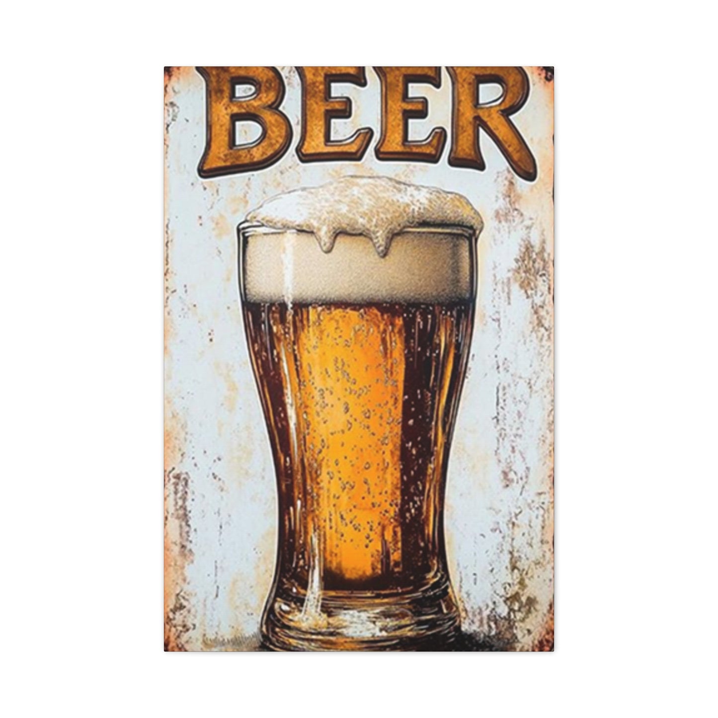 Beer Abstract Painting Wall Art & Canvas Prints