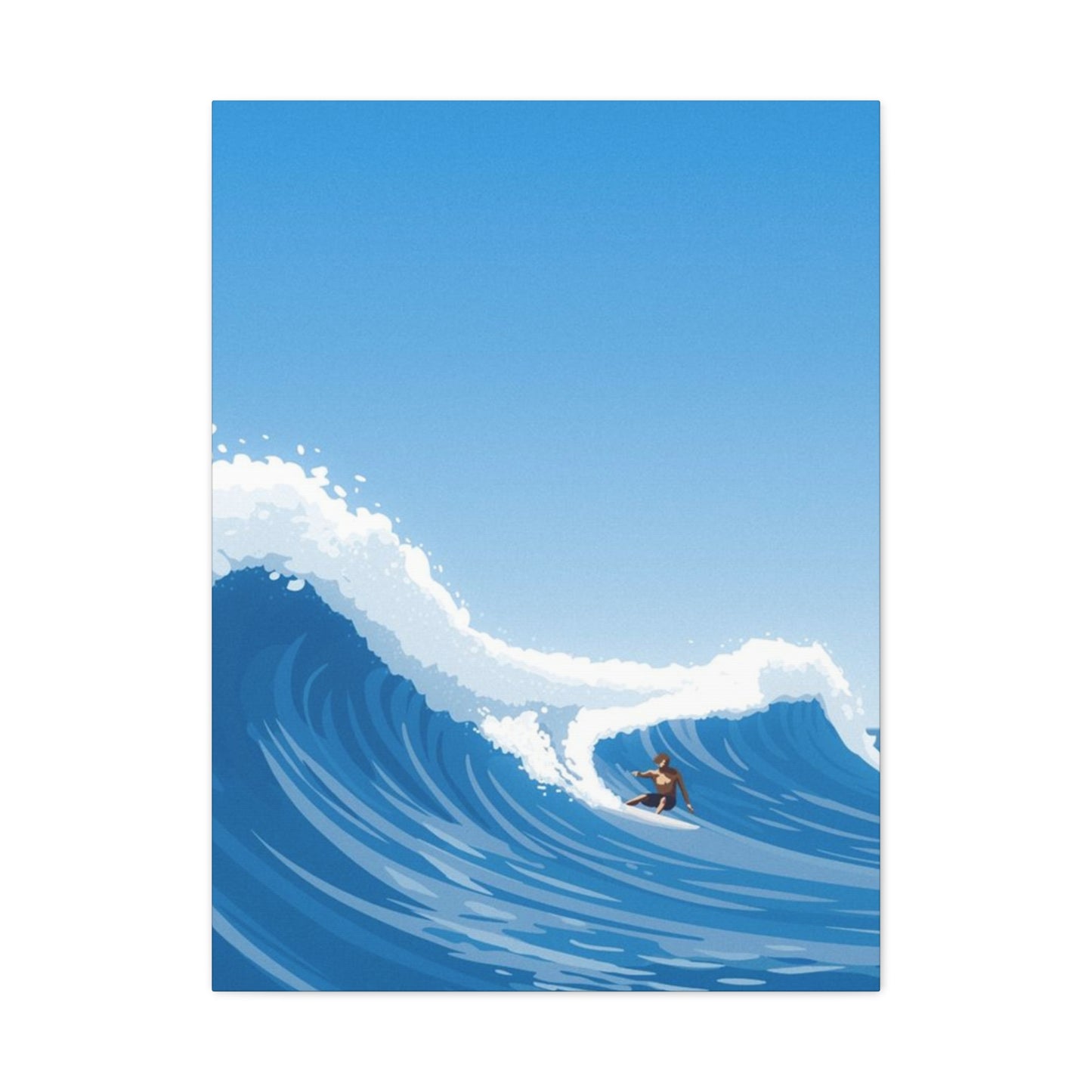 Large Abstract Surfing Wave Wall Art & Canvas Prints
