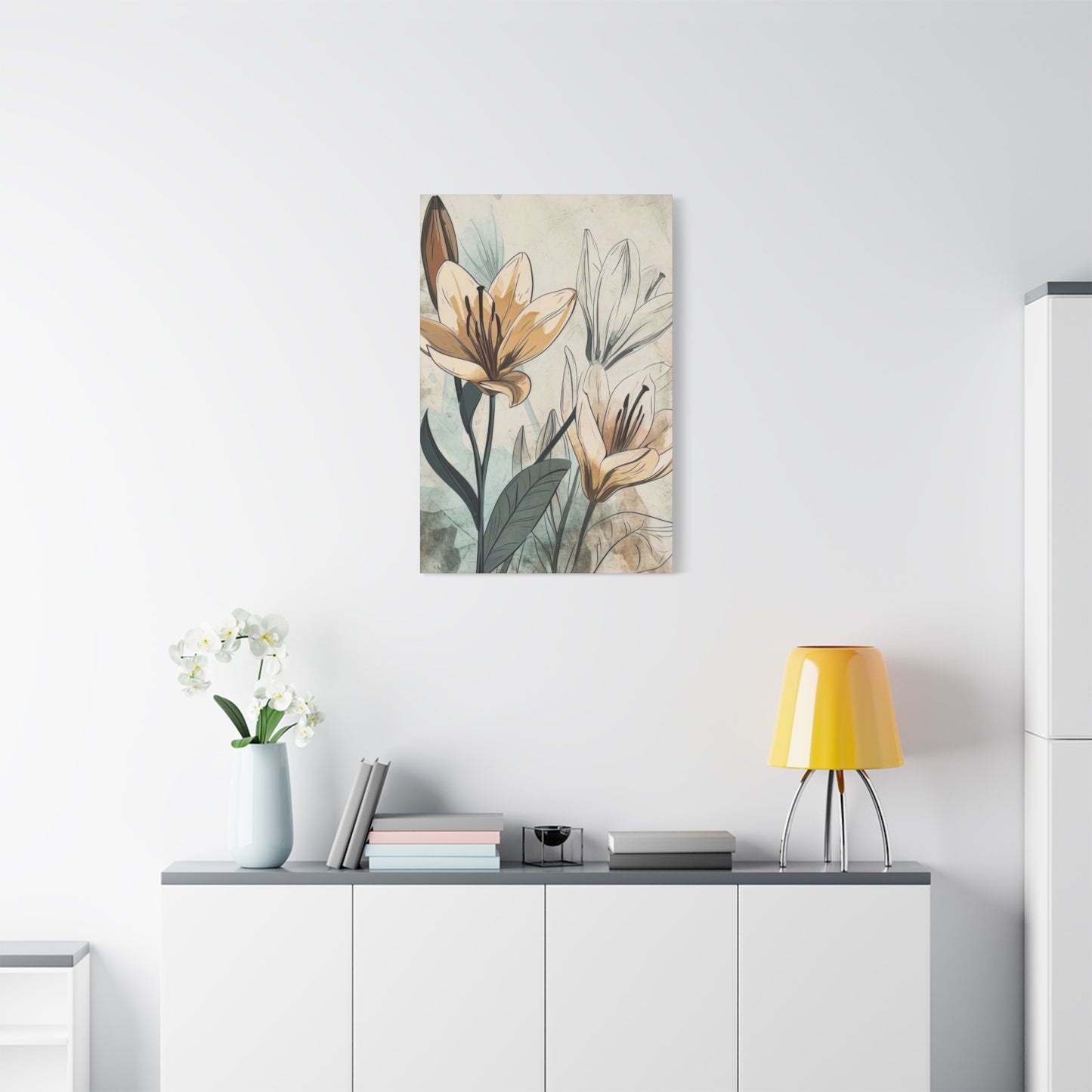 Flowers Earth Tones Wall Art & Canvas Prints