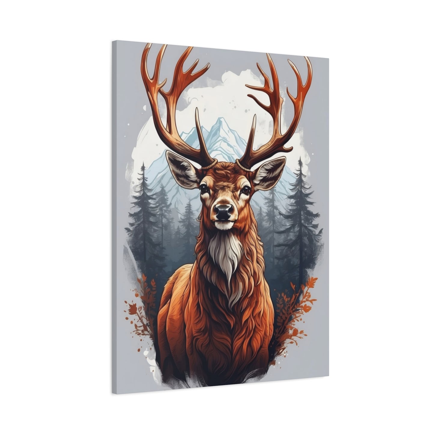 Deer With Large Antlers Wall Art & Canvas Prints