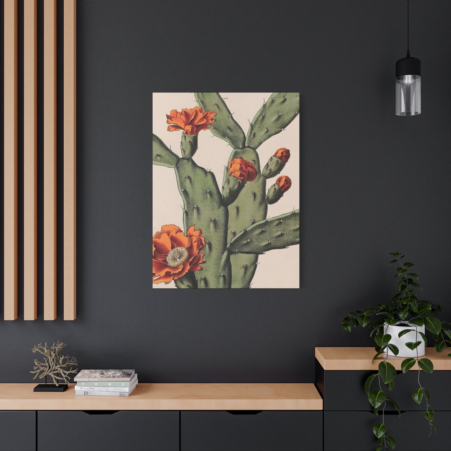 Abstract Arizona Flower Cactus Wall Art & Canvas Prints