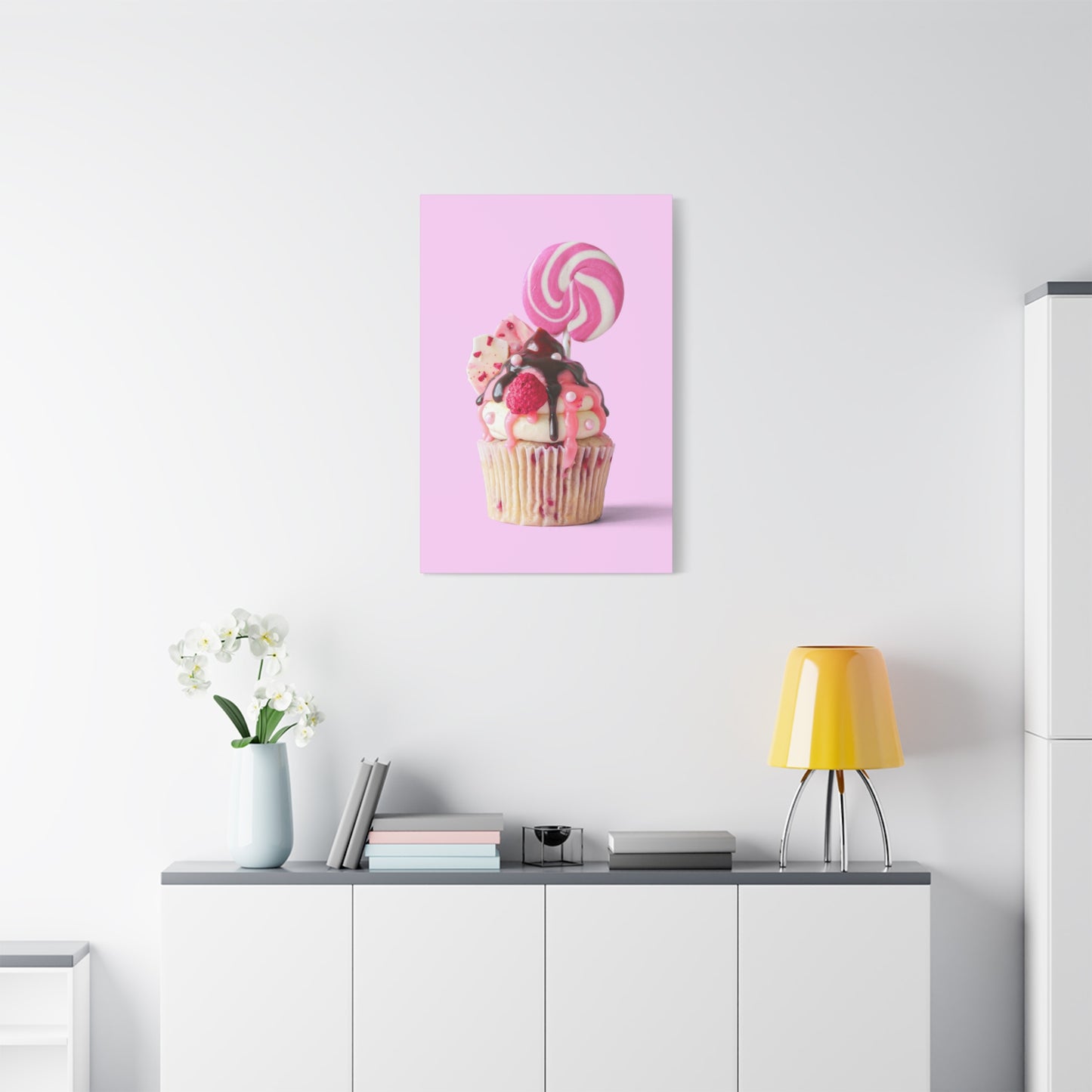 Candy Meadow Cupcake Wall Art & Canvas Prints