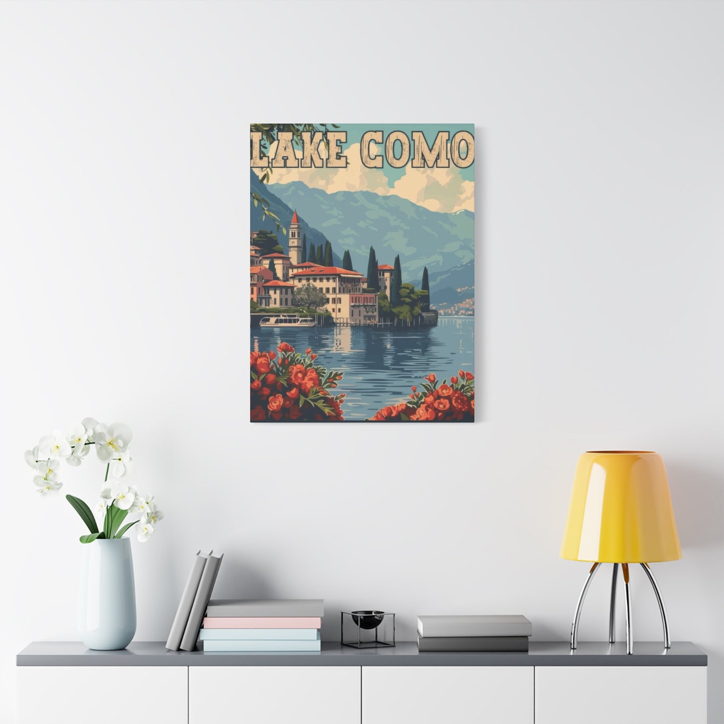 Lake Como Italy Vintage Wall Art & Canvas Prints