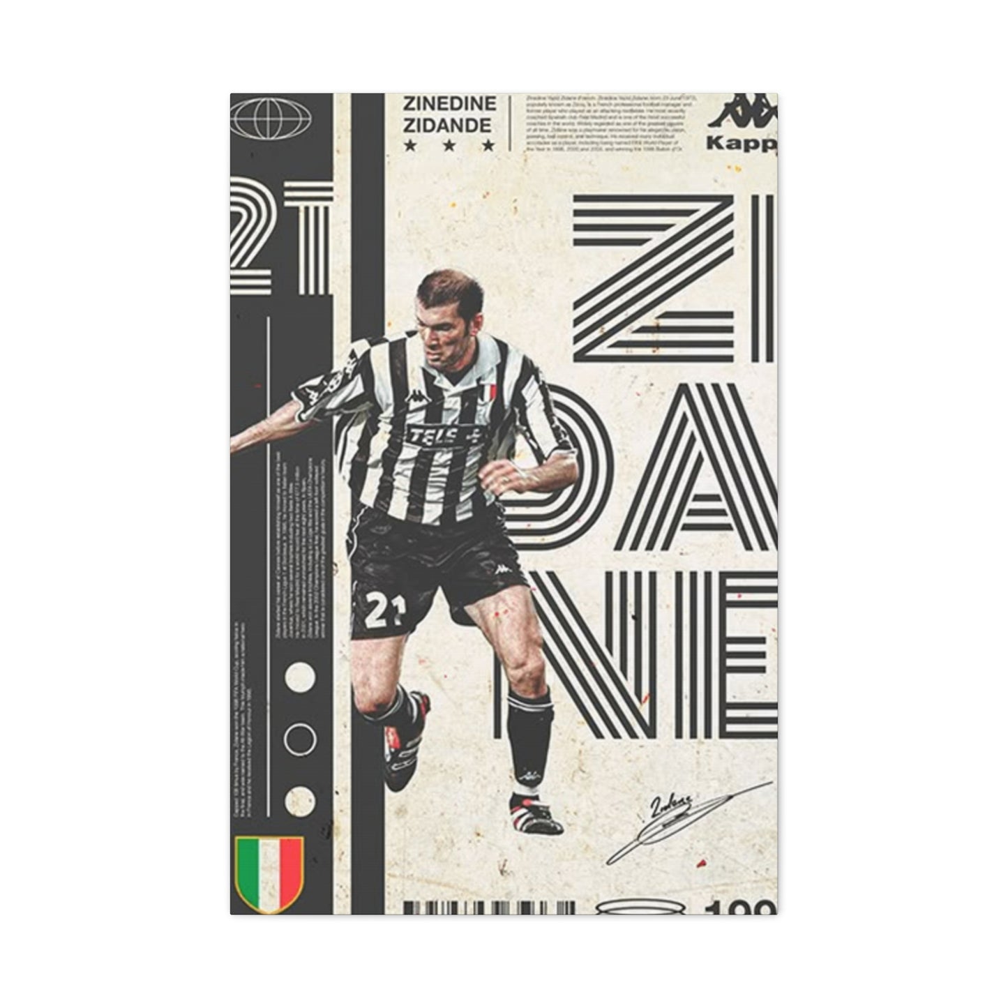 Zinedine Zidande Wall Art & Canvas Prints