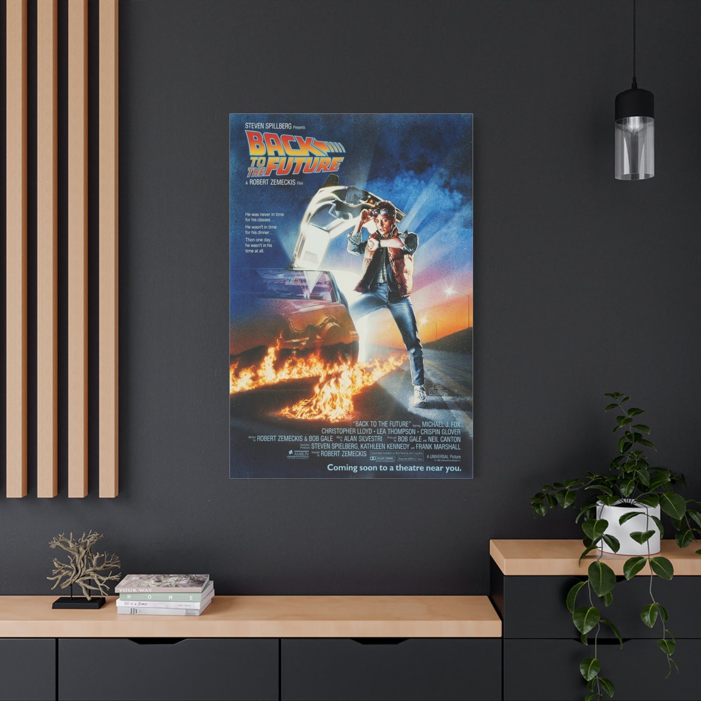 Back to the Future Movie Poster Wall Art & Canvas Print