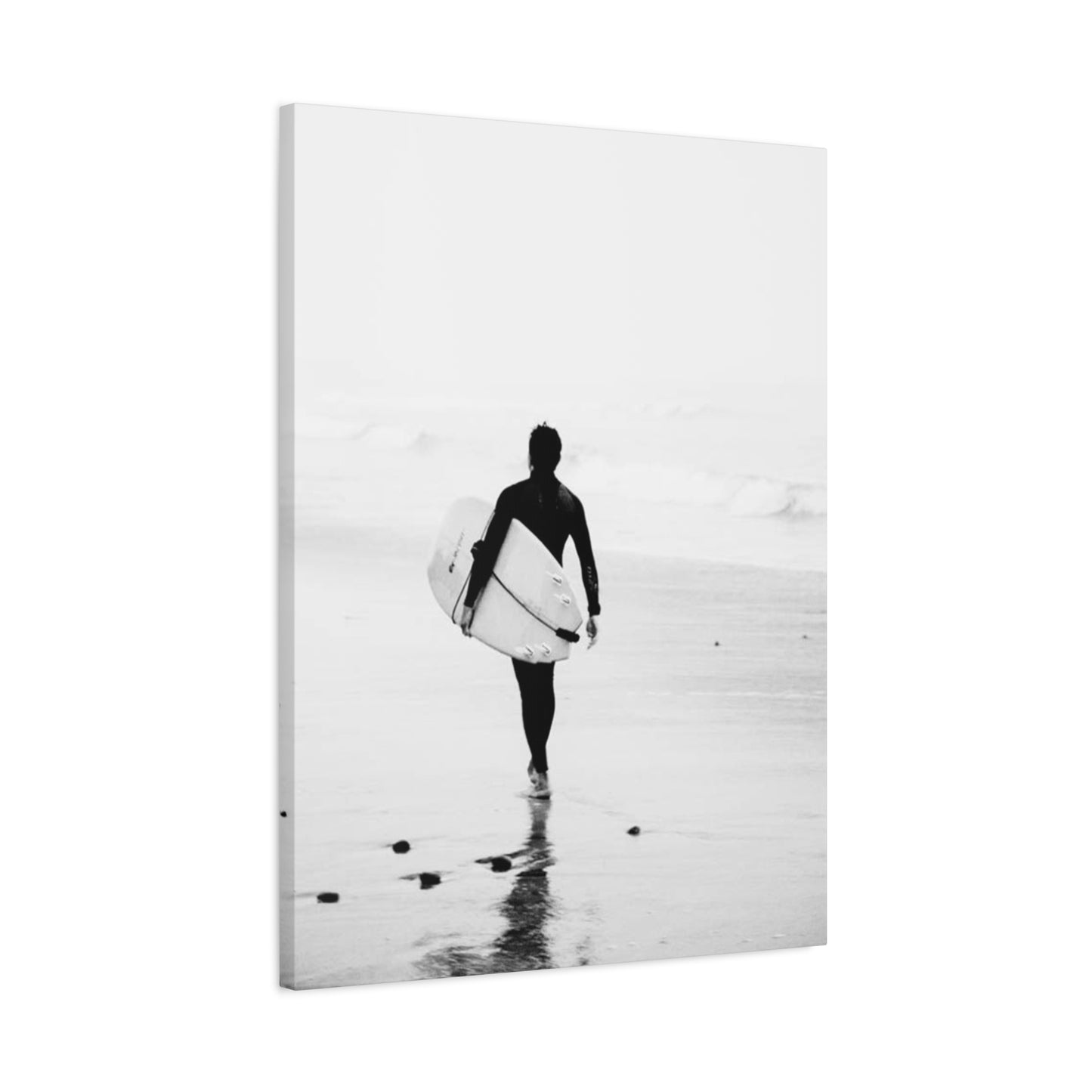 Black & White Surfing Photo Wall Art & Canvas Prints