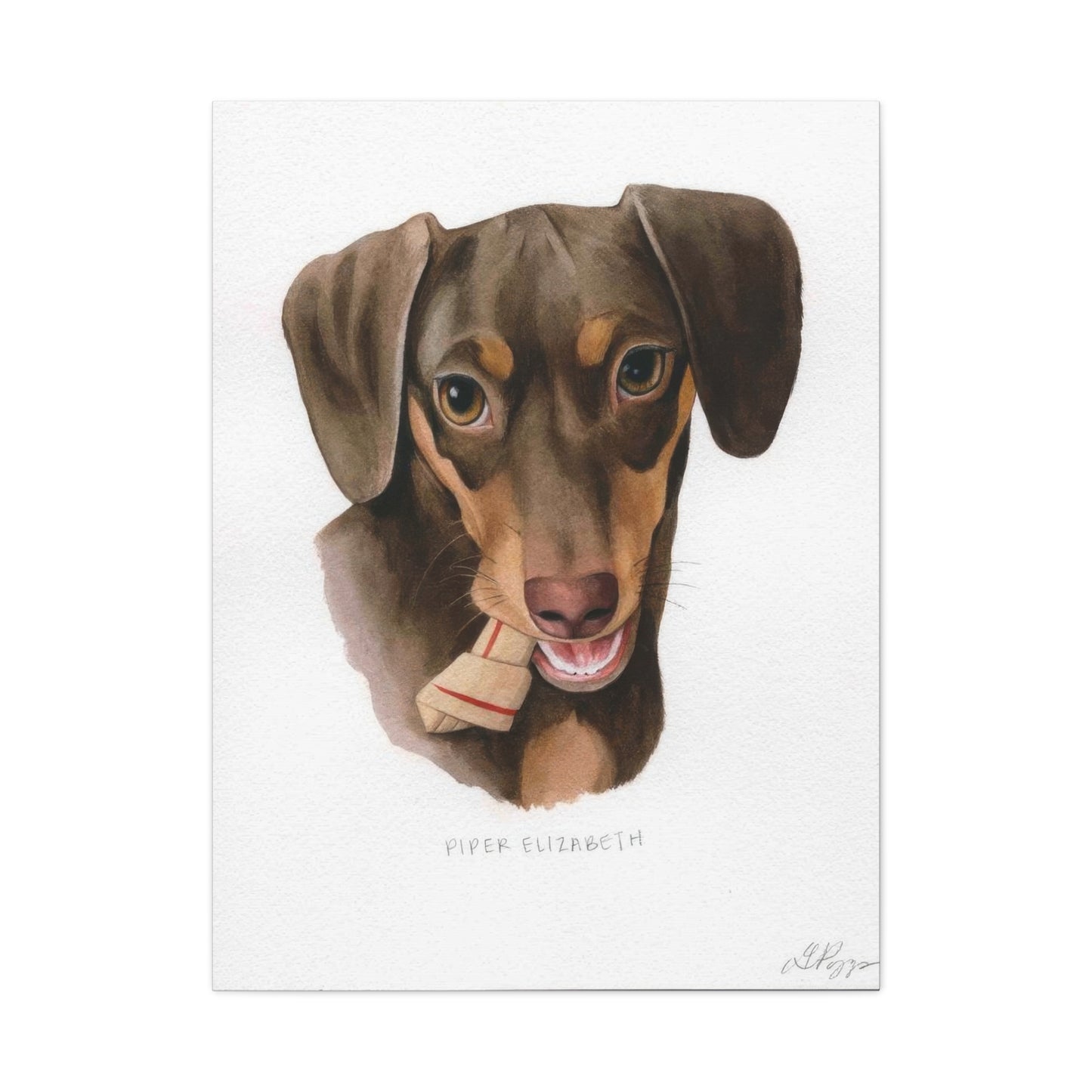 Grace Pop Wag Dog Wall Art & Canvas Prints