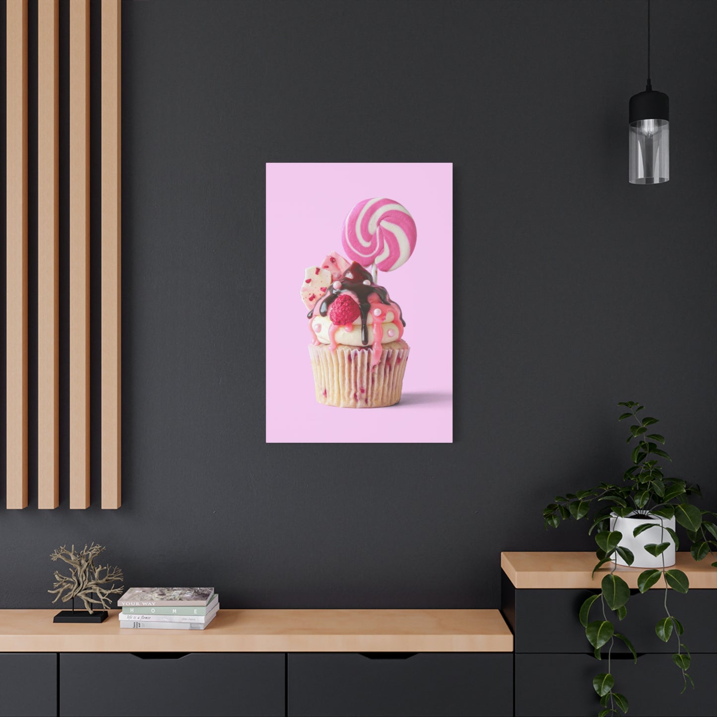 Candy Meadow Cupcake Wall Art & Canvas Prints