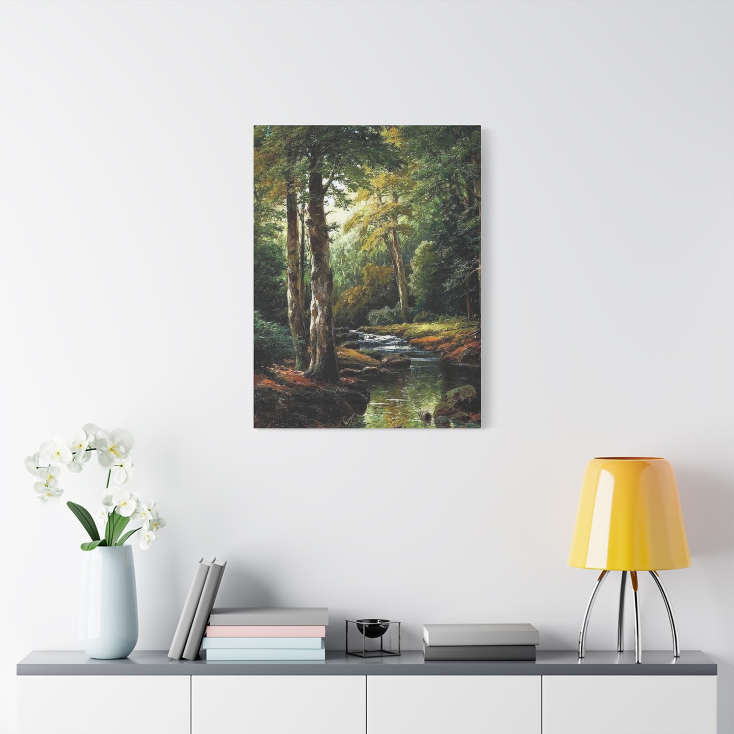 Stream Through Forest Wall Art & Canvas Prints