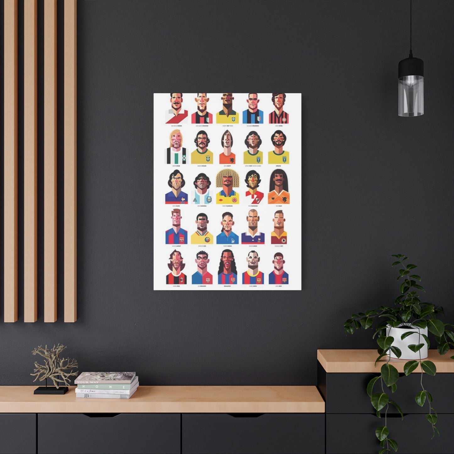 Animated Faces Of Football Wall Art & Canvas Prints