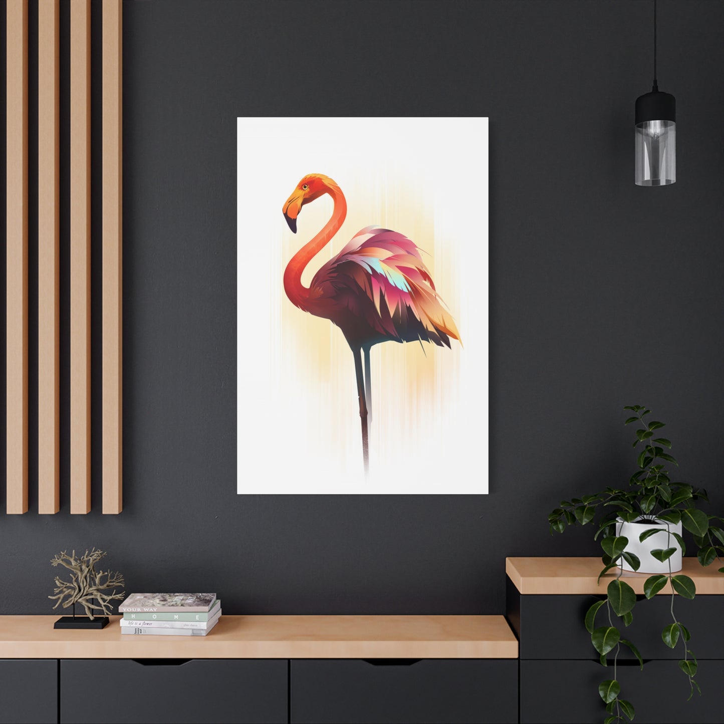 Flaming Warm Dark Wall Art & Canvas Prints